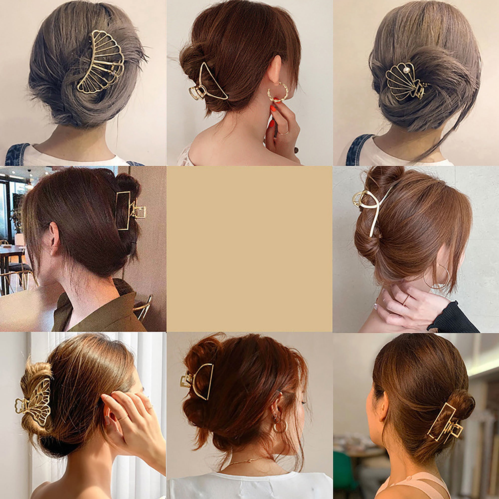 Minimalistic Geometric Hair Clips Set for Women and Nigeria Ubuy