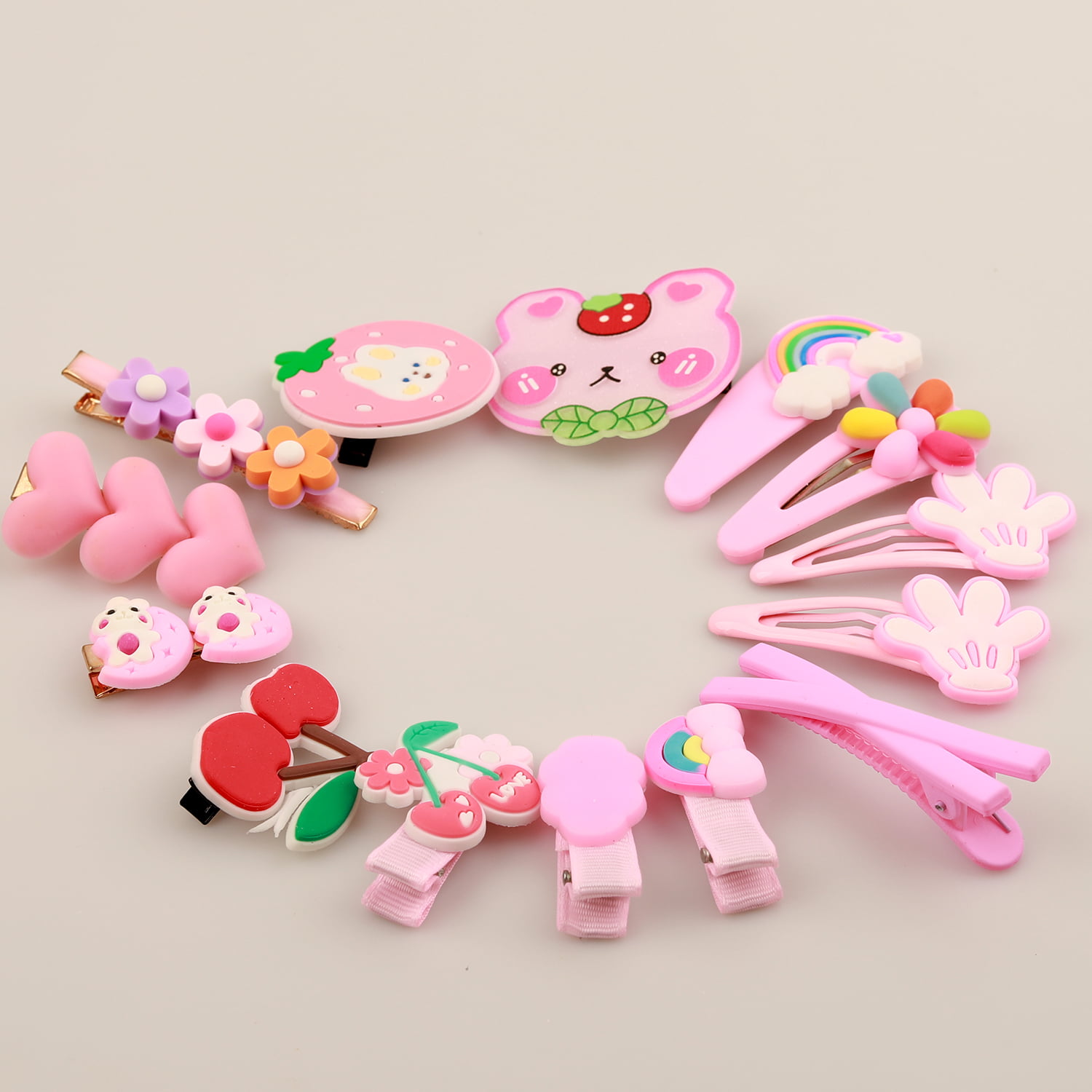 Hair Clips for Toddler Girls Candy Hair Accessories Rainbow Barrettes Ice  Cream Hair Pins for Toddlers Girls Children