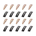 thumbnail image 1 of Hair Clips for Women Girls, RSMTCI 20 Pcs 2.8 Inch Large Barrettes for Thick Hair, Black,Metal Snap Hair Clips, No Slip Long Drop Shape Hair Pins, Hair Accessories, Gold, 1 of 5