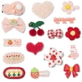 thumbnail image 1 of Hair Clips for Girls 16 Pcs No Slip Assorted Barrettes for Kids Bows Pink Red Cute Hair Accessories for Little Girls Teens Toddlers Child Kids Gifts, 1 of 6