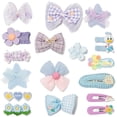 thumbnail image 1 of Hair Clips for Girls 16 Pcs No Slip Assorted Barrettes for Kids Bows Pink Red Cute Hair Accessories for Little Girls Teens Toddlers Child Kids Gifts, 1 of 6