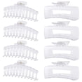 thumbnail image 1 of Hair Clips for Women 4.3 Inch Large Hair Claw Clips for Women Thin Thick Curly Hair, Big Matte Banana Clips,Strong Hold jaw clips,Neutral Colors, 1 of 14