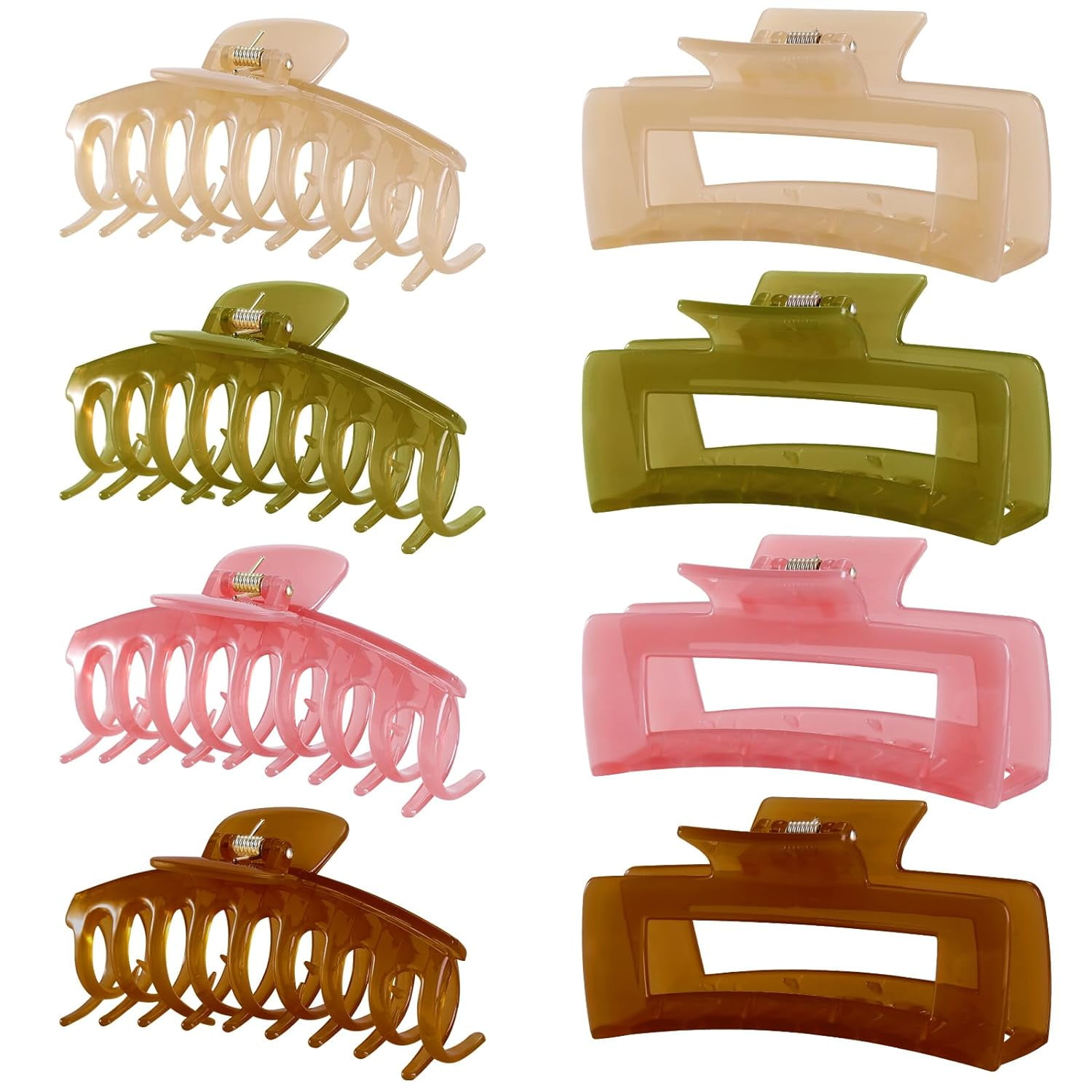 Hair Clips for Women 4.3 Inch Large Hair Claw Clips for Women Thin