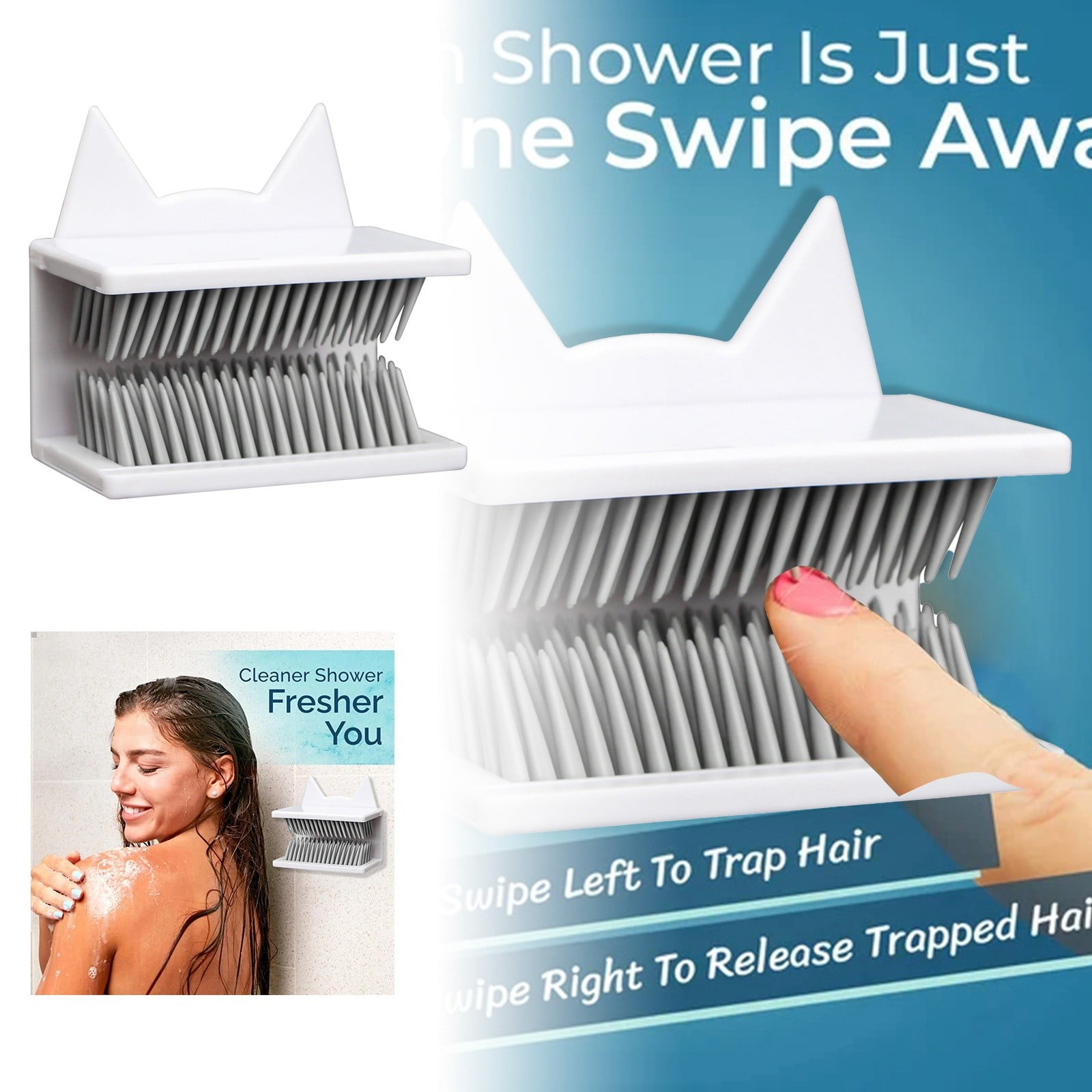 Hair Hair Collector Bathroom Bathtub Shower Drain Brush Shower Wall