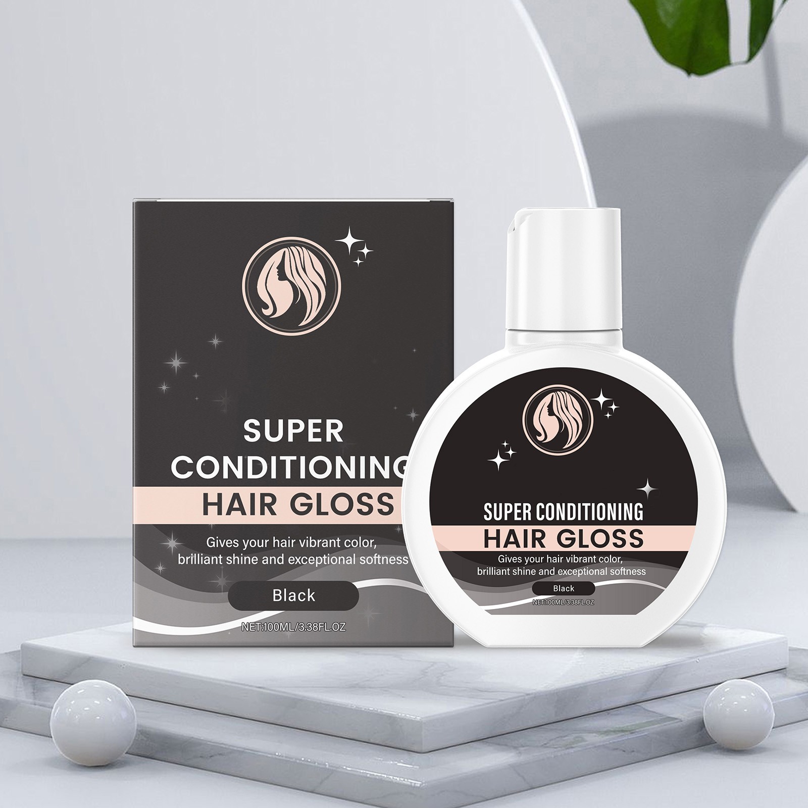 Hair Color Conditioner Tone Hair Color Enhance Shine And Curl Control ...