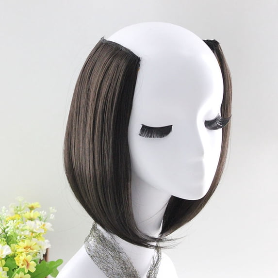 Hair Color for Dark Hair Hair Rollers with Clips Hair Snap Clips Hair Jaw Clips Thinning Hair 1Pc 2 Clip In Hair Extensions Straight Pretty Woman Girl Wig Hair
