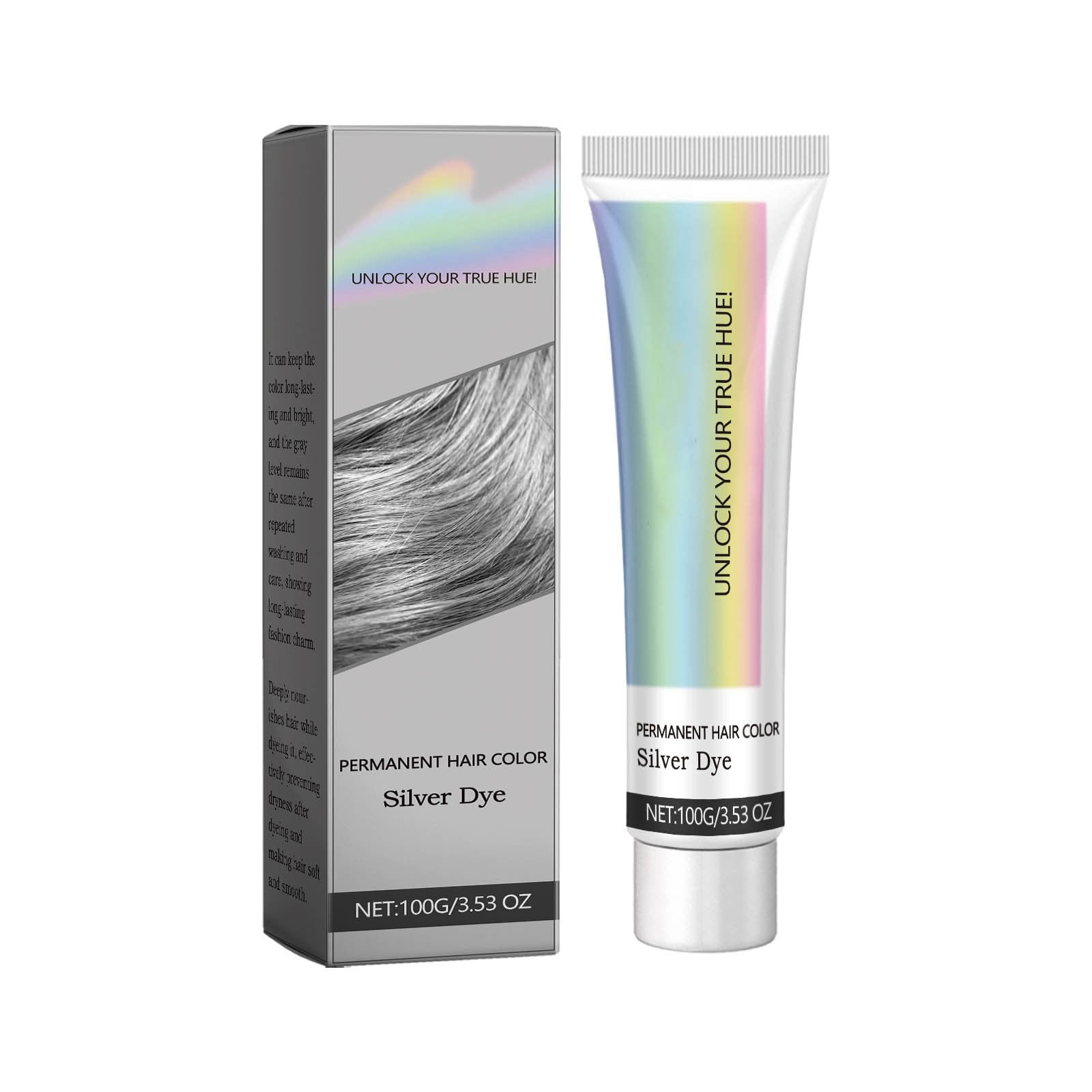Hair Color Gray Hair Dye Lasting Lock Color Nourishing Extract Hair ...