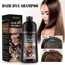 Hair Color Shampoo,Hair Dye Shampoo Coconut Oil Essence Moisturizing 500ml (Coffee)