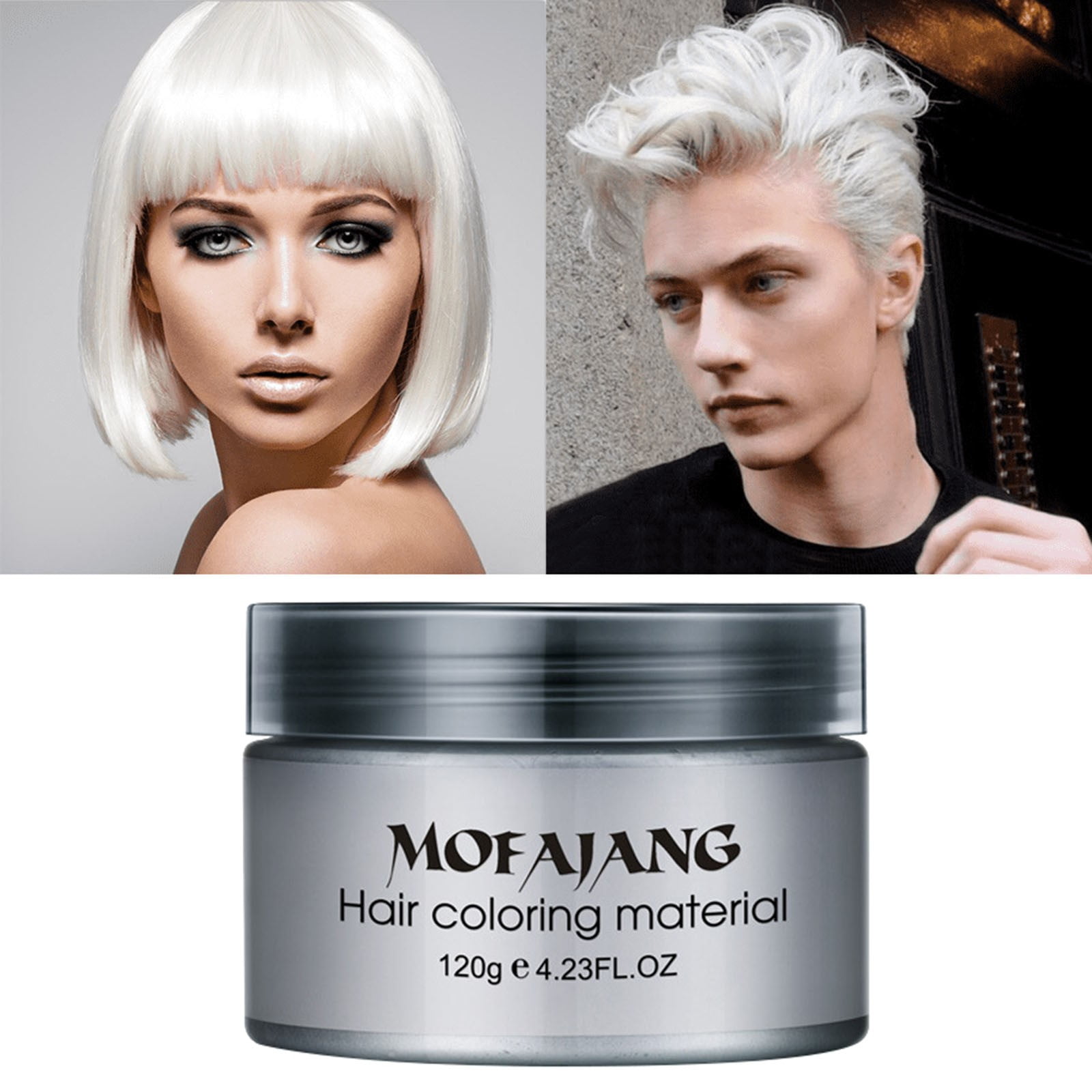 Hair Coloring The Hair Mud Sets The Hair Wax One Time Dyeing White Hair ...