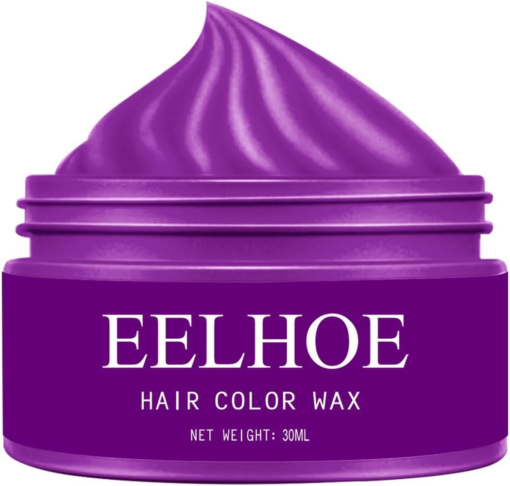 Hair Coloring Wax, Temporary Modeling Hair Wax, Disposable Colored Hair ...