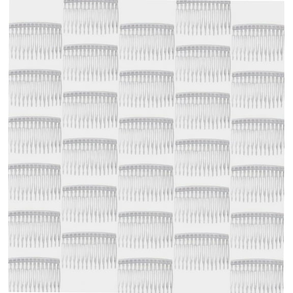 Hair Comb 50pcs Clear Hair Side Comb 14 Teeth Hair Clip Combs Wedding Bridal Veil Combs Plastic Slide Bun Holder Thin Fine Hair Clips Grips for Women Girls Supplies Hair Side Comb