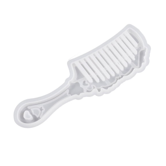 Hair Comb Silicone Mold Crystal Epoxy Resin Casting Mould Gypsum Making Handmade Hair Styling Tool Accessories