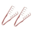 thumbnail image 1 of Hair Combs for Styling, Voluminous Wide Toothed Hair Comb, Wide & Fine-Toothed Dual-Purpose Set, Small & Portable Men's Use (Pink *2), 1 of 8