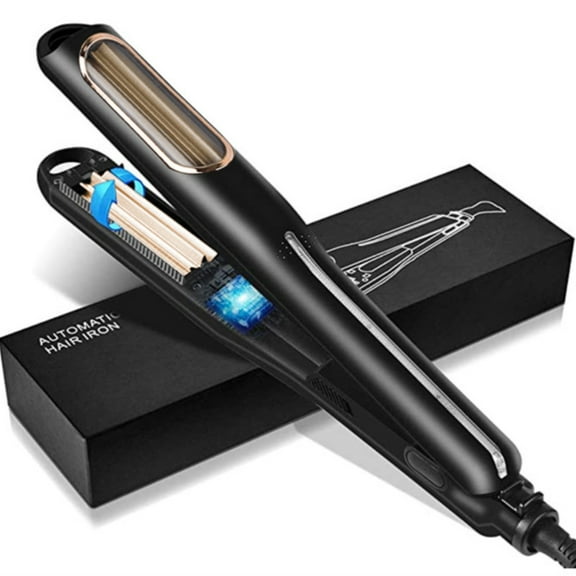 Hair Crimper Professional Automatic Curling Iron  and Waver Ceramic Curling Iron，Negative Ionic Emitter Lock Hair Moisture Short/Medium/Long Hair