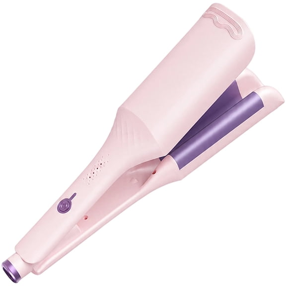 Hair Crimper Waver, 1.3 in / 3.2 cm Deep Waver Hair Curler, 5 Temps|1.3 in / 3.2 cm Deep V Barrel, Water Ripple Design, 5 Temp Gears, 60 Min Auto Off, 140-200C Range, Lightweight 1 lb / 455 g