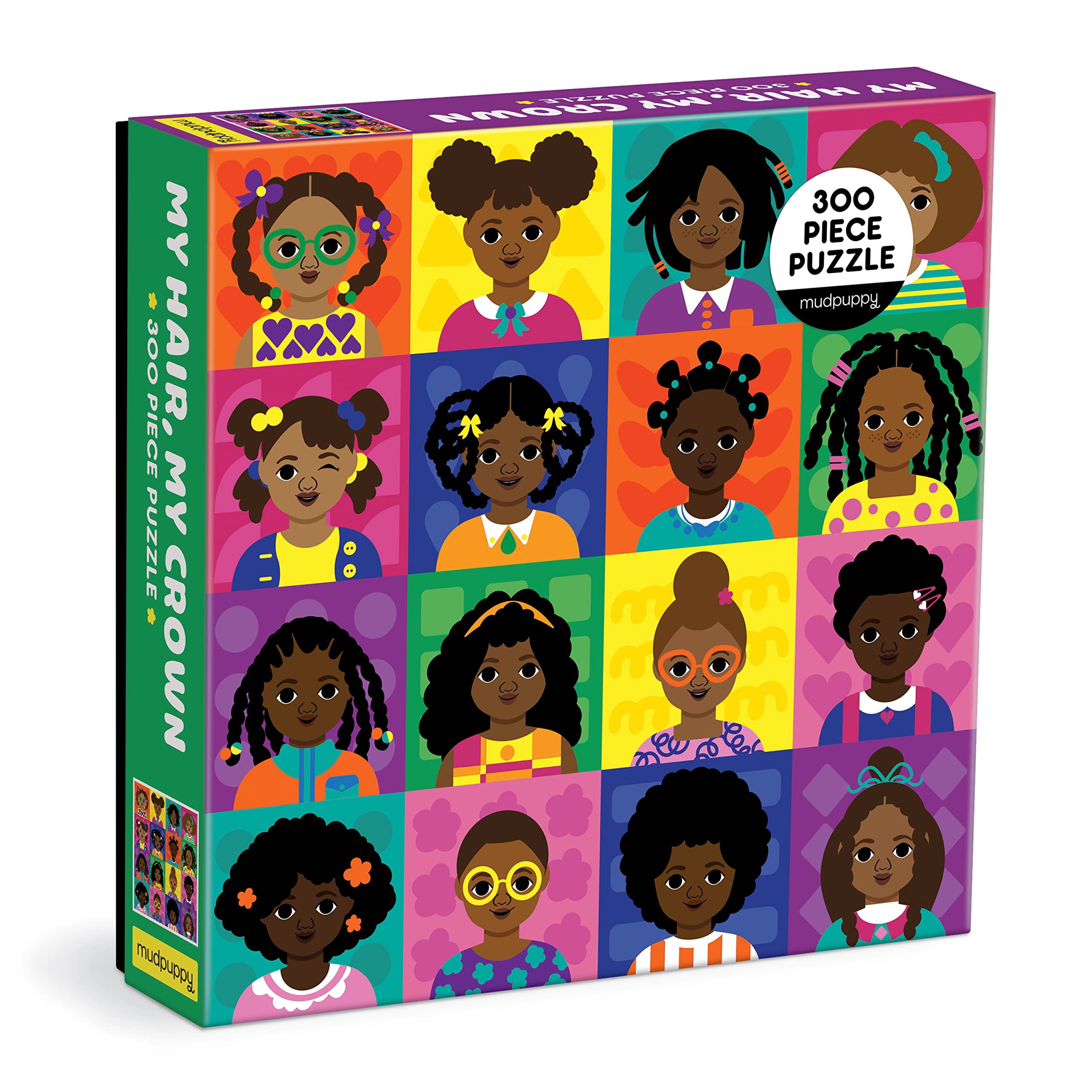 My Hair, My Crown 300 Teile Puzzle | Familienpuzzle Mit Vielfältigen Frisuren, Für Kinder Ab 7 Jahren