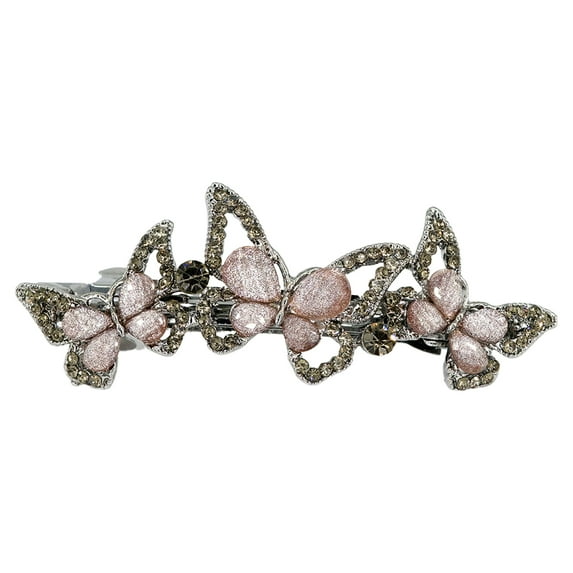 Hair Crystal Rhinestones Hair Clips Butterfly French Clips Vintage Spring Hair Clips Hair Clips Barrettes