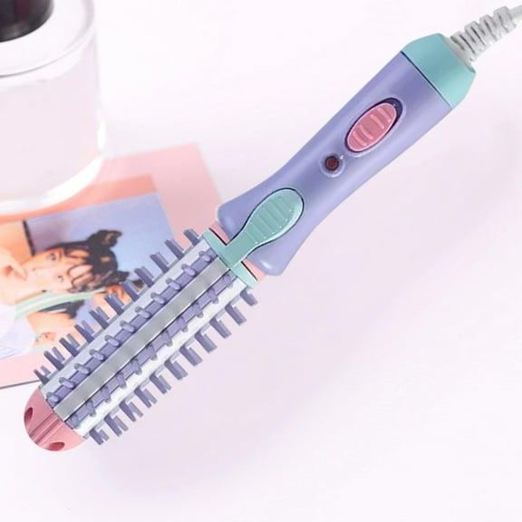 Hair Curler-Electric Hair Styler Curler Curling Irons Dryers Travel Hair Straightener Ceramic Hair Curler Hot Brush, Mini Curling Iron, Dual-Purpose Straightening Iron, Web Celebrity Air Bangs