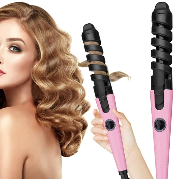 Hair Curler Hair Curling Wand Spiral Curl, Professional Hair Roller-Anti-Tangle Rotating Curling Wand For Hair Styling, Curling Rod Curling Artifact With Inner Buckle