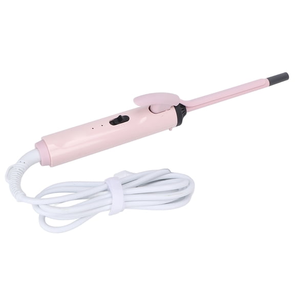 Hair Curling Iron, Nourish Hair Fine Root 9mm Anti Scalding Design 360? Rotation Particle Grinding Hair Curler For Household Hair Salon US Plug