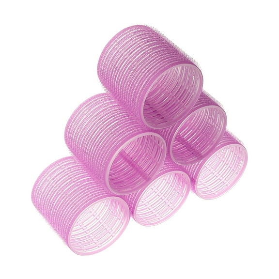 Hair Curling Tools Barrettes Self Grip Curling Rods With Clips Lazy Hairstyling Kit For Character Airy Easy Styling