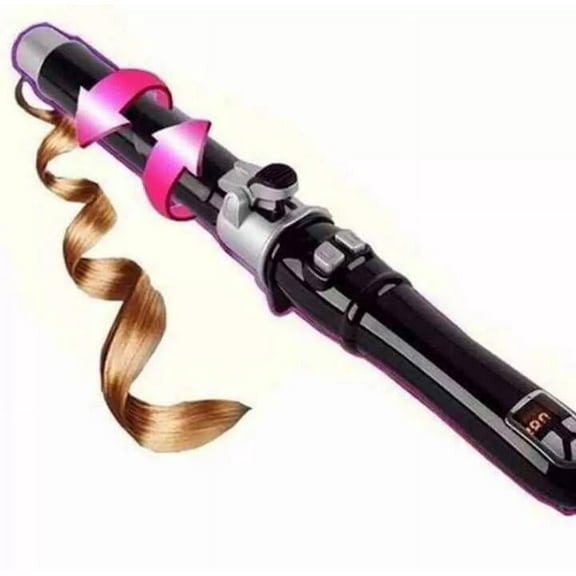 Hair Curling Wands Auto Curling Irons Automatic Hair Curler 28mm Curl 1.1inch Curl Hair Waving Iron Hair Styling Iron Hair Crimper Hair Waver 60s Instant Heat Wand 110-220v (1.1"/28mm Curl, Black)