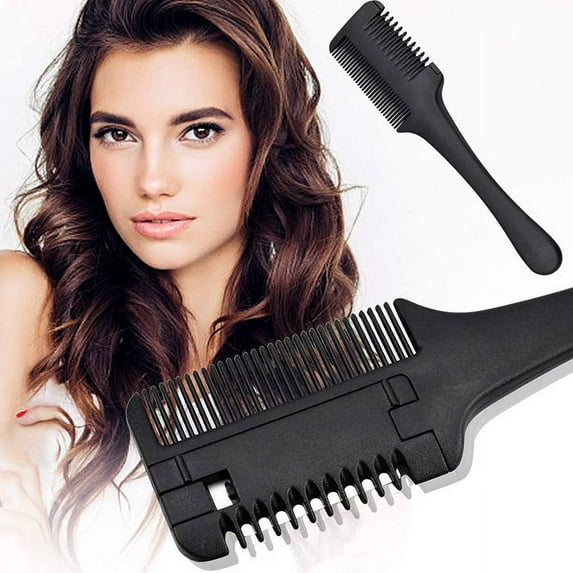 Hair Cutter Comb Hair Thinner Razor Comb Double Sided Trimmer Comb for Thinning and Cutting Hair