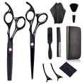 thumbnail image 1 of Hair Cutting Scissors，10 Pcs Hair Scissors Professional with Thinning Scissors, Comb, Cape and Cli, 1 of 5