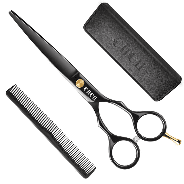 Hair Cutting Scissors, CIICII 6.5 Inch 5 Pcs Professional Hair Scissors