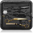 thumbnail image 1 of Hair Cutting Scissors Kit - Professional Haircut Scissors Set with Stainless Steel Straight and Thinning Shears for Home, Salon, and Barber Use, 1 of 1