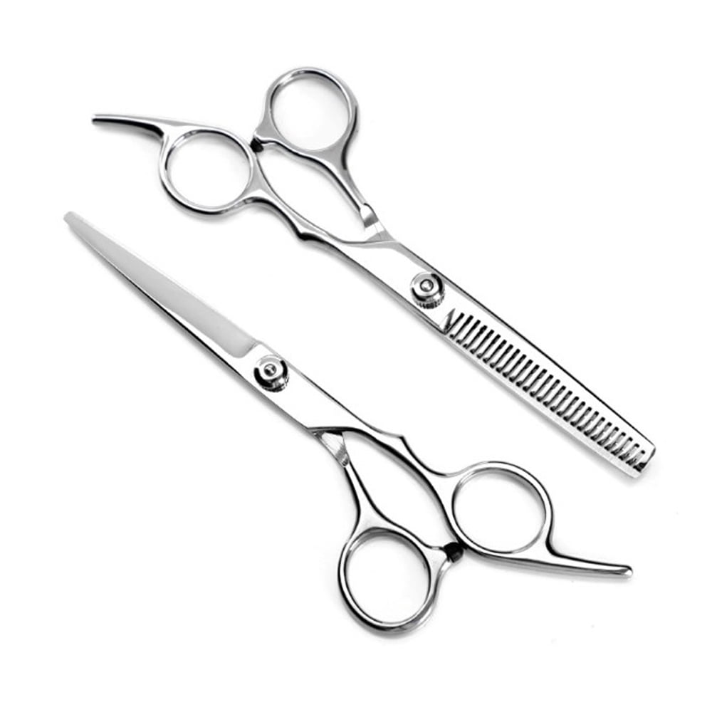 CIICII Hair Cutting Scissors Shears Kit, Professional Hairdressing Scissors  Set (Hair Beard Trimming Shaping Grooming Thinning Shears) for Men Women