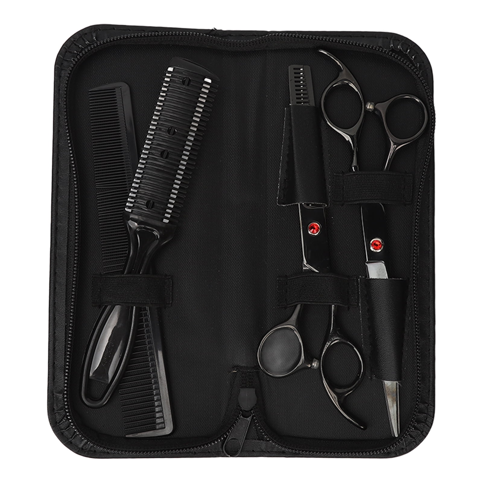 Hair Cutting Scissors Set with Straight Shear and Thinning Shear for Home Salon Barber
