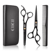 Hair Cutting Scissors Shears/Thinning/Set, CIICII 8 Pcs Professional Hairdressing Scissors Set