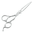 thumbnail image 1 of Hair Cutting Scissors Stainless Steel Razor Hair Trimming Scissors 6.9Inches Long Silver Tone, 1 of 6