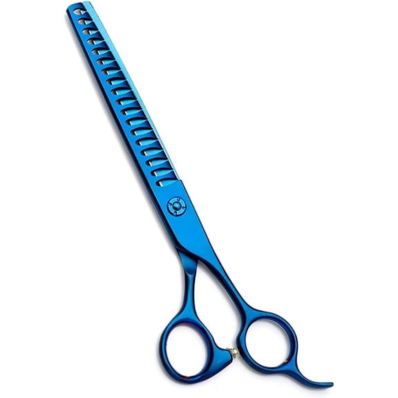 Hair Cutting Shears Curved Dog Grooming Scissors Cats Grooming Shears Pets Trimming Kit Thinning Shears for Groomers 7 Inch for Barber or Home Use