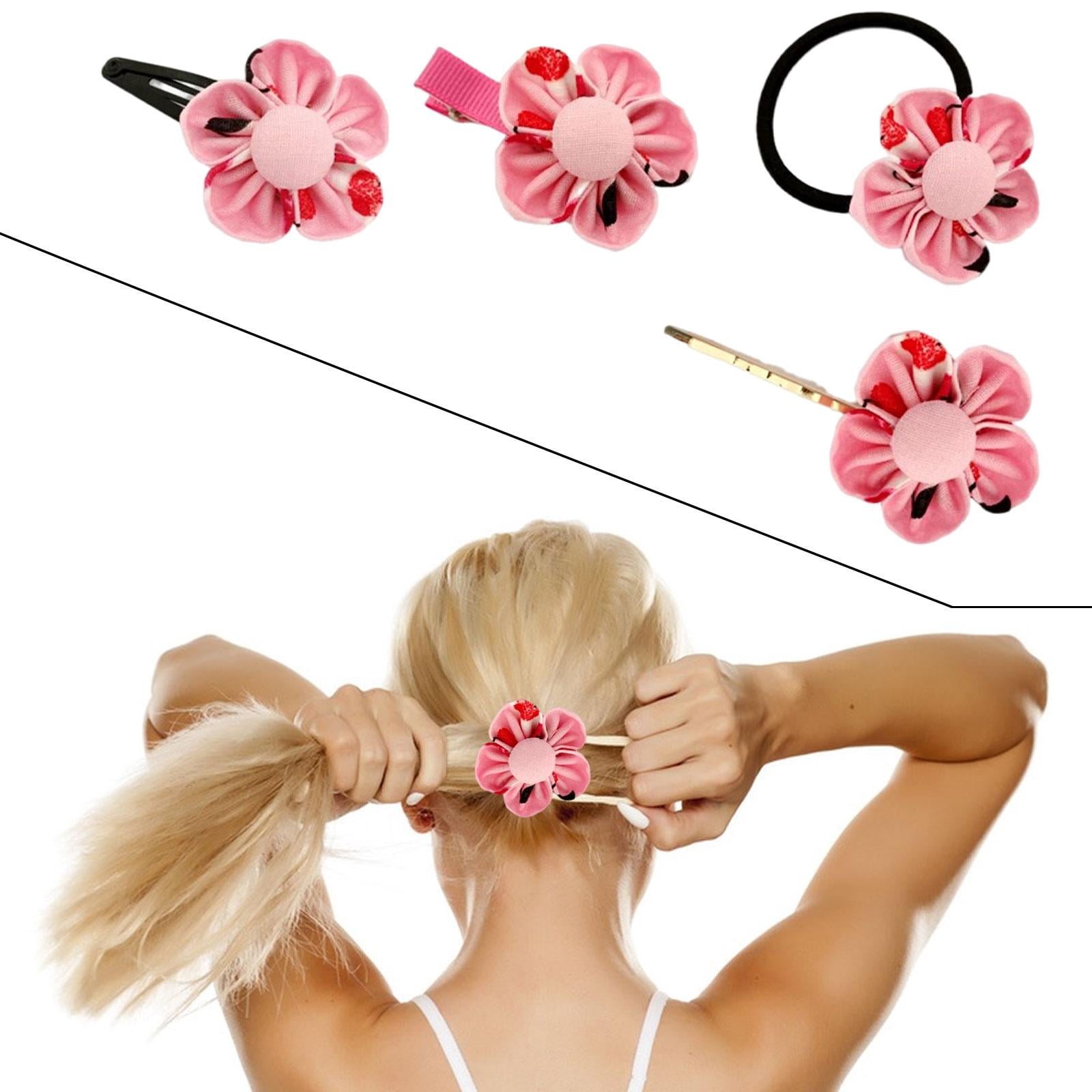 Hair DIY Accs s,hair scrunchies hair tie ropes clip kids craft,Hairband Hair Band Making DIY Craft Girls Gift,Hair Scrunchies Making Women Girls Supplies,Kids Hobby DIY Art Craft E