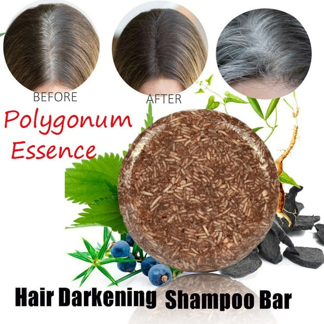 Hair Darkening Shampoo Bar Natural Organic Conditioner and Overtone for