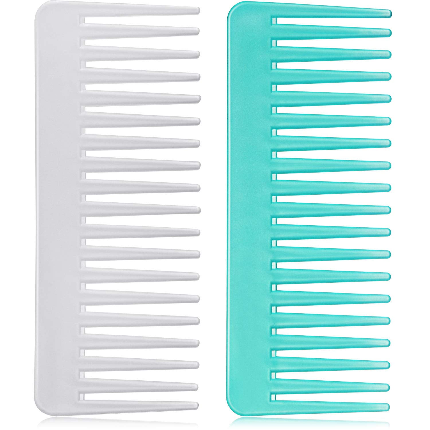 Hair Detangling Comb Wide Tooth Comb for Curly Hair Wet Dry Hair, No