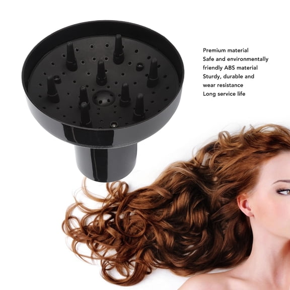 Hair Diffuser Attachment, Even Airflow For <span Style="background:red"></span> Curls, Universal Fit, Long Lasting