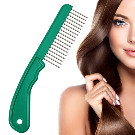 Hair Doctor Extra Long-Wide Tooth Comb with Rotating Teeth