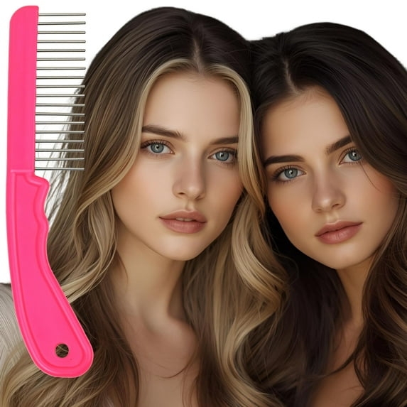Hair Doctor Hair Comb with Wide Spaced, Extra-Long Teeth Reduces Hair Loss and Damage. Superior for Long, Thick and Curly Hair