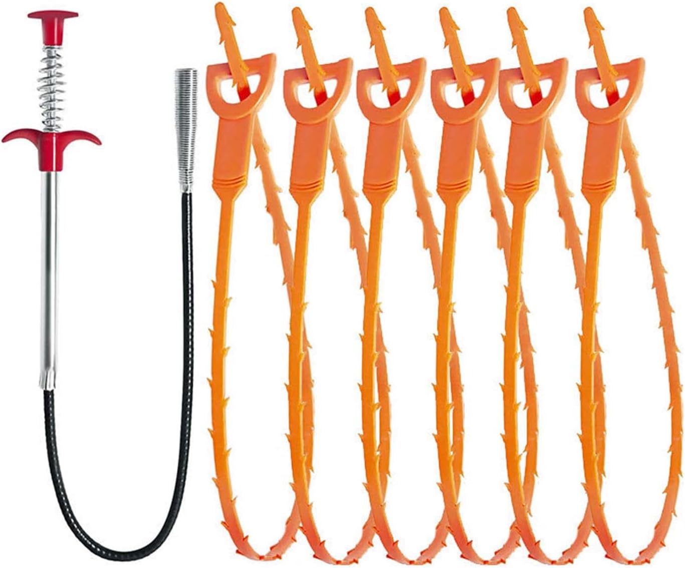 Hair Drain Clog Remover Tool, Flexible Grabber Claw Pick Up Reacher