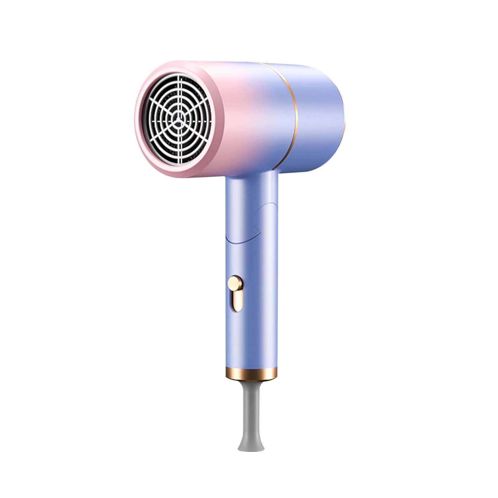 Hair Dryer, 110V Ionic Constant Temperature Blow Dryer 1200W, Hot Cold Wind Adjustable Low Noise Frizz Reduce Gloss Enhance Overheat Protection Portable Travel Salon Quick Styling Tool
