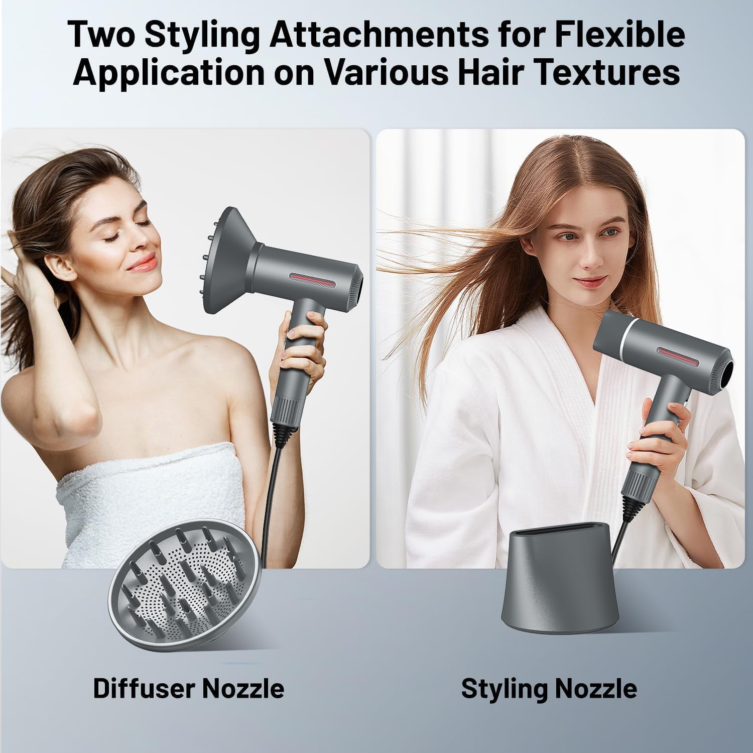 VIVID Professional Brushless, Portable Blow Dryer Fast Drying For Salon