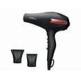thumbnail image 1 of Hair Dryer, 2200 Watt Professional Ionic Salon Blow Dryer, Ceramic Tourmaline Hairdryer with 2 Concentrator Nozzle Attachments, Pro Ion Quiet Dryers - Best Soft Touch Body, 1 of 9