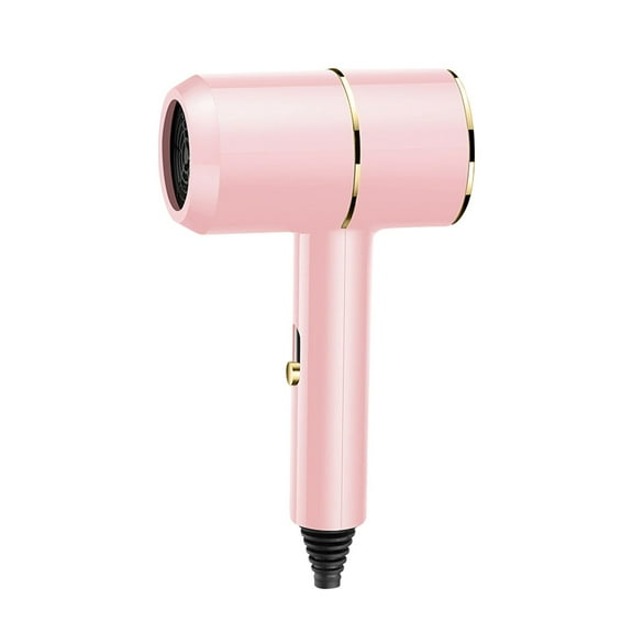 Hair Dryer, 800 Watts Fast Drying Blow Dryer, Compact Lightweight Hair Dryer for Women and Men, Low Noise Thermo-Control Hairdryer, Pink