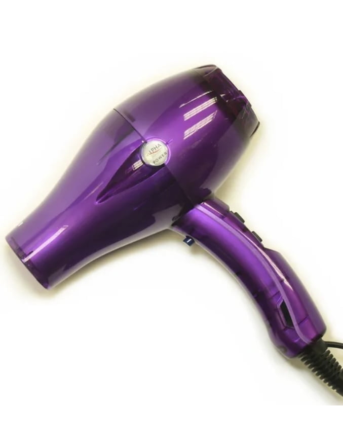 Professional Hair Dryer Ionic Alpha power , Purple  Alpha New York