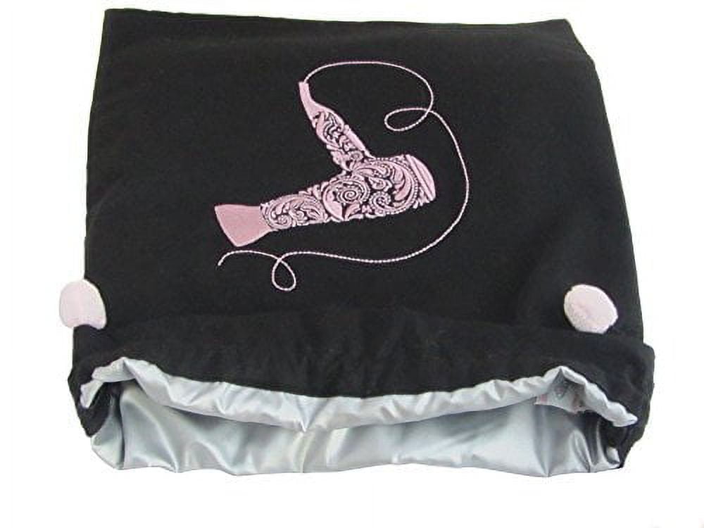 Hair Dryer Bag, Large Size,Blow Dryer Bag, Pink Paisley Design, Heat