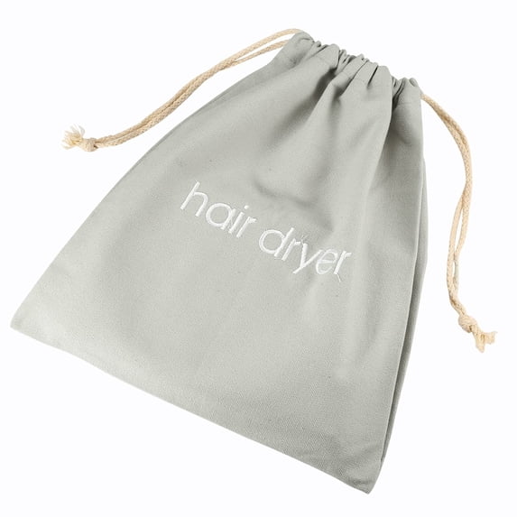 Hair Dryer Bags Drawstring Bag Container Hairdryer Bag for Travel Bathroom (Light Grey)Ciozy
