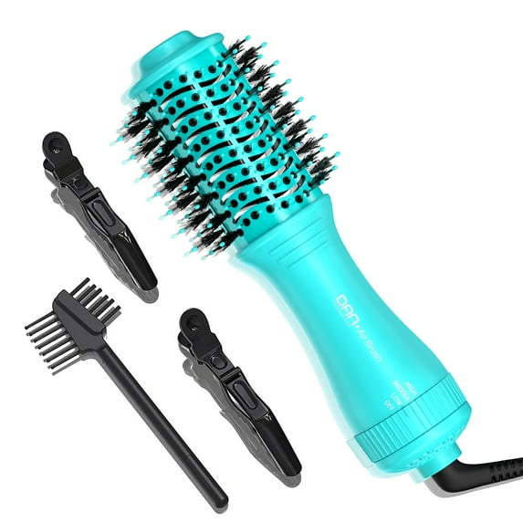 Hair Dryer Blow Brush Volumizer 4 in 1,One Step Ceramic Hot Air Brush 2 inch Fast Drying Straightening,Curling